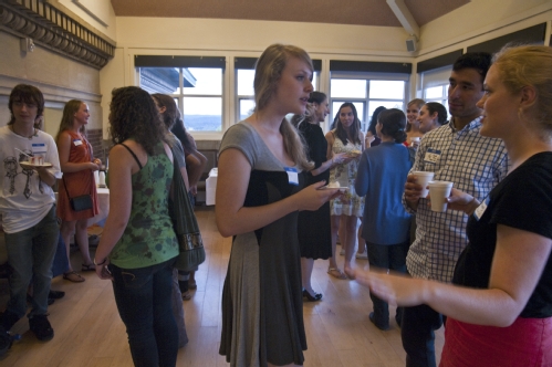 Writing Hall/House Welcome Reception Fall 2012